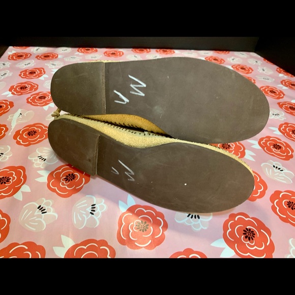 Minnnetonka Back Zip Hardsole boot Moccasins yth3 - Picture 5 of 6